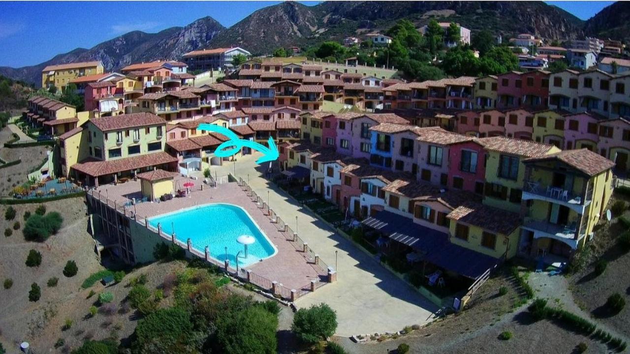L'Estasi Tanca Piras A Bordo Piscina Con Vista Mare Villa Nebida Ngoại thất bức ảnh